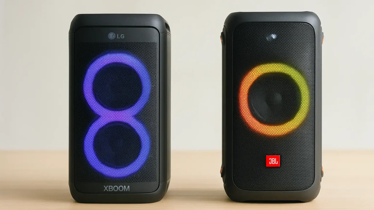 Design premium: 6 LG Xboom com som potente e visual moderno