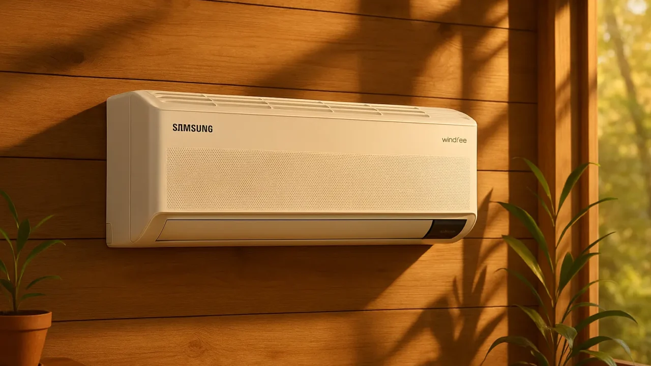 Som imersivo: 6 ar-condicionado Inverter Samsung Windfree AI com áudio de qualidade