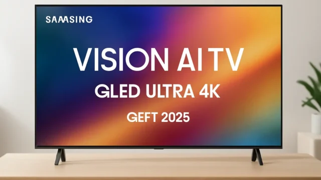 Bateria que dura: 3 TVs Samsung Vision AI para um dia inteiro