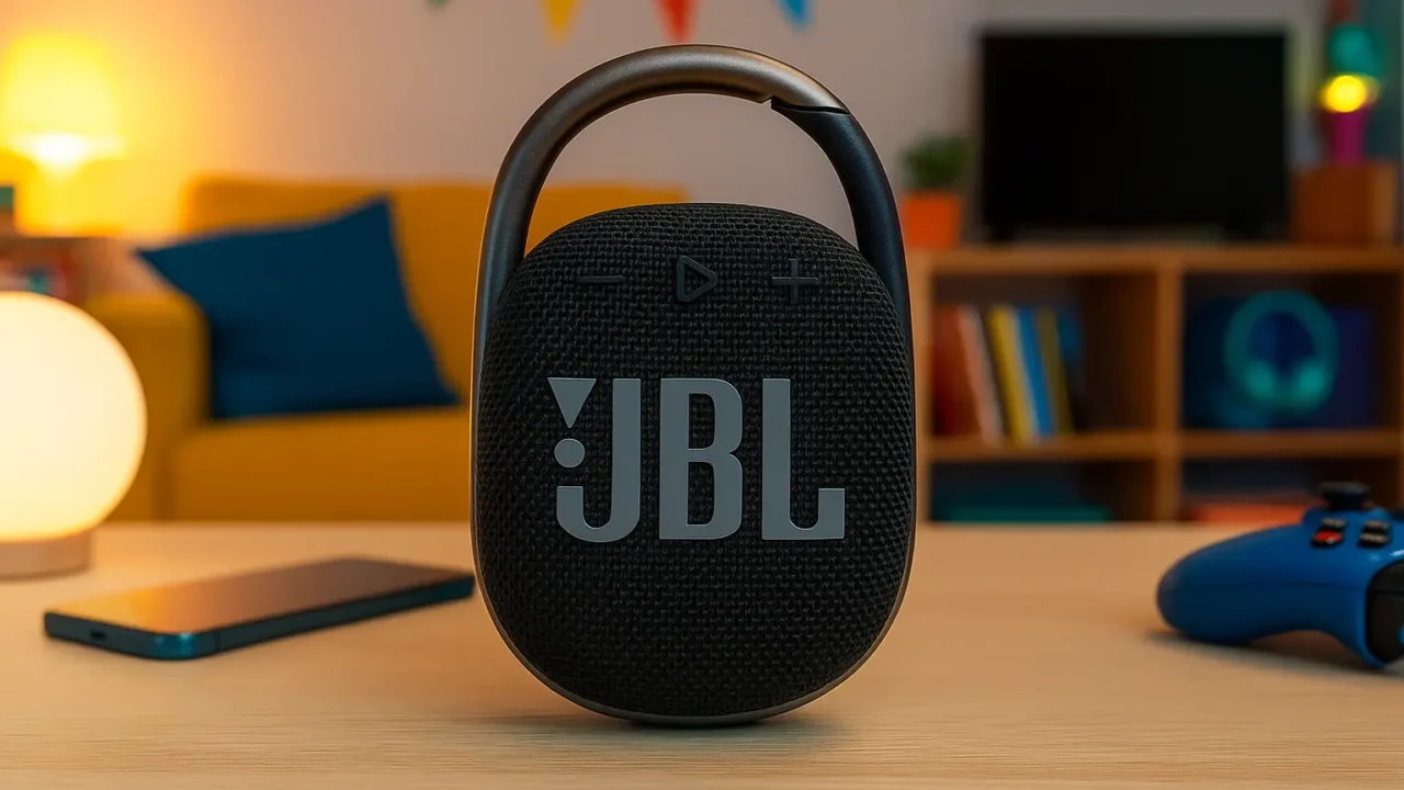 Tela infinita: 3 alto-falantes JBL com display premium
