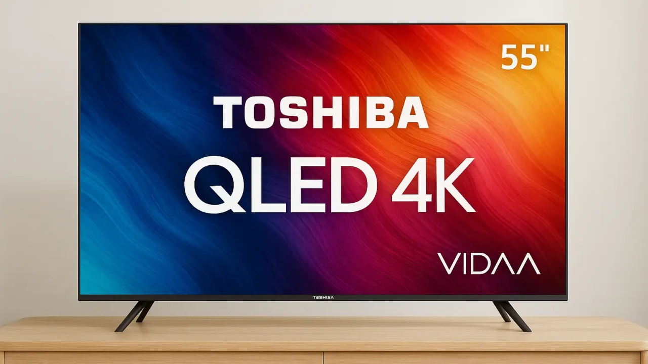 3 Melhores Smart TV 55" Toshiba QLED 4K Vidaa para o Dia a Dia