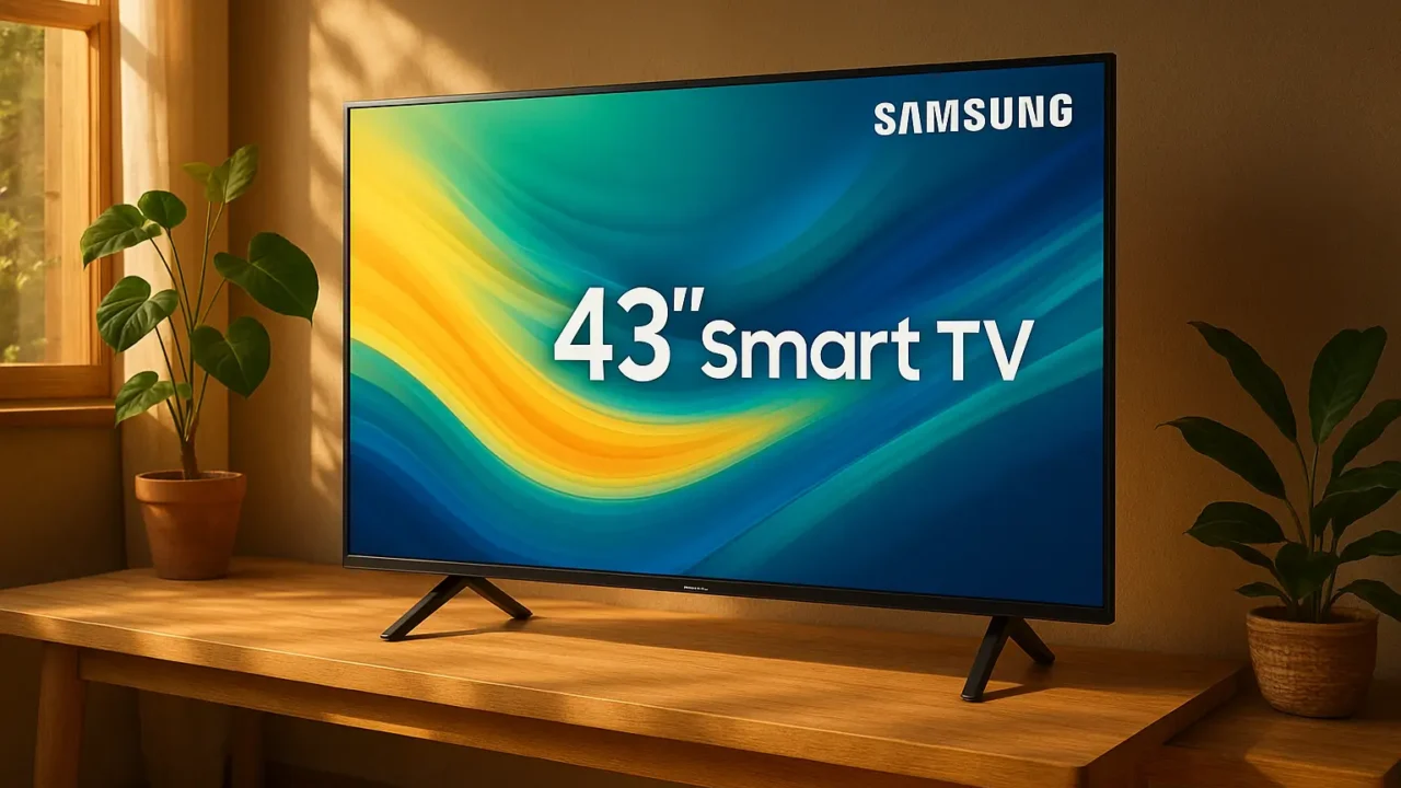 Compactos e poderosos: 6 TVs Smart 43'' Samsung de bolso