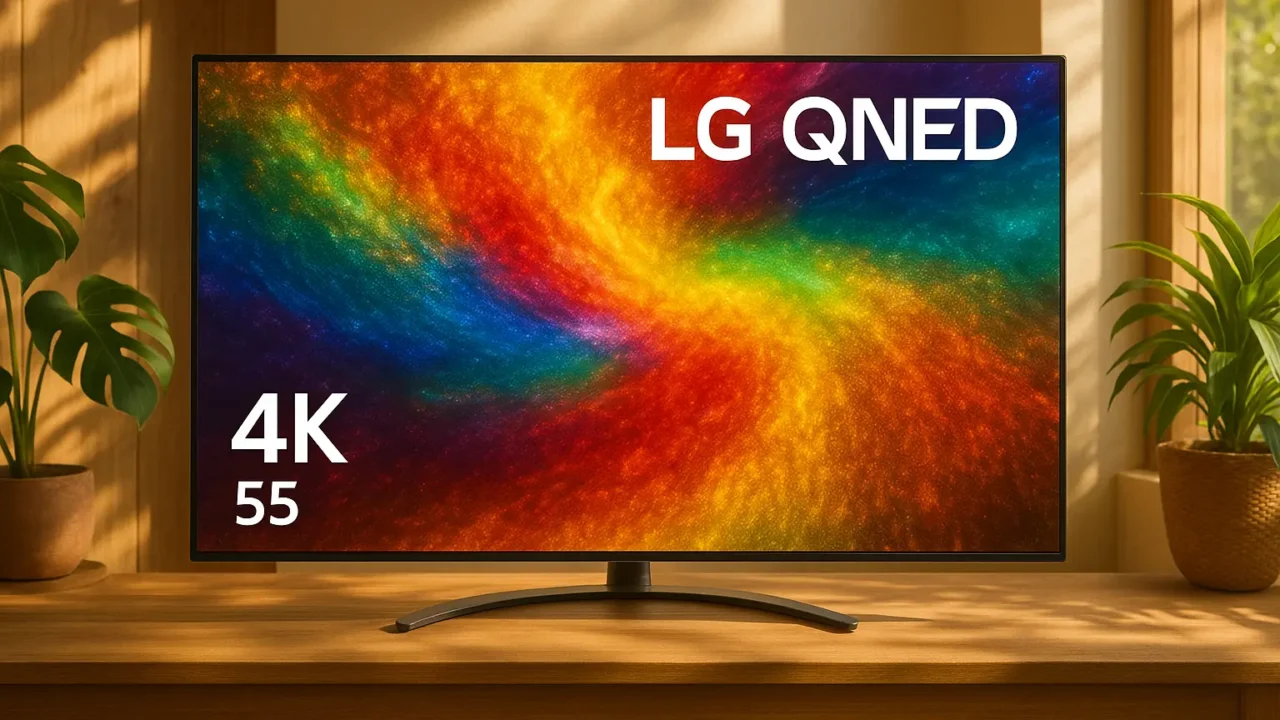 Design premium: 6 smart TV 4K 55 LG QNED 55QNED85tsa por preço justo