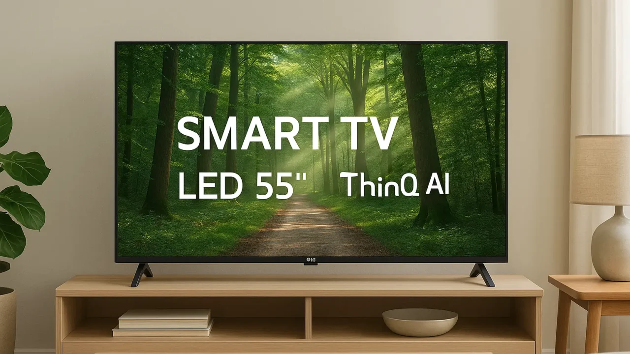 Entrega ultrarrápida: Top 6 Smart TV LG 55 Thinq AI 4K HDR para receber já