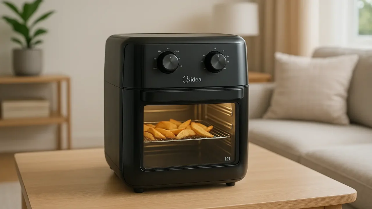 Airfryer 2 Em 1 Fritadeira E Forno Midea 12l 110v: 3 modelos versáteis para qualquer bolso