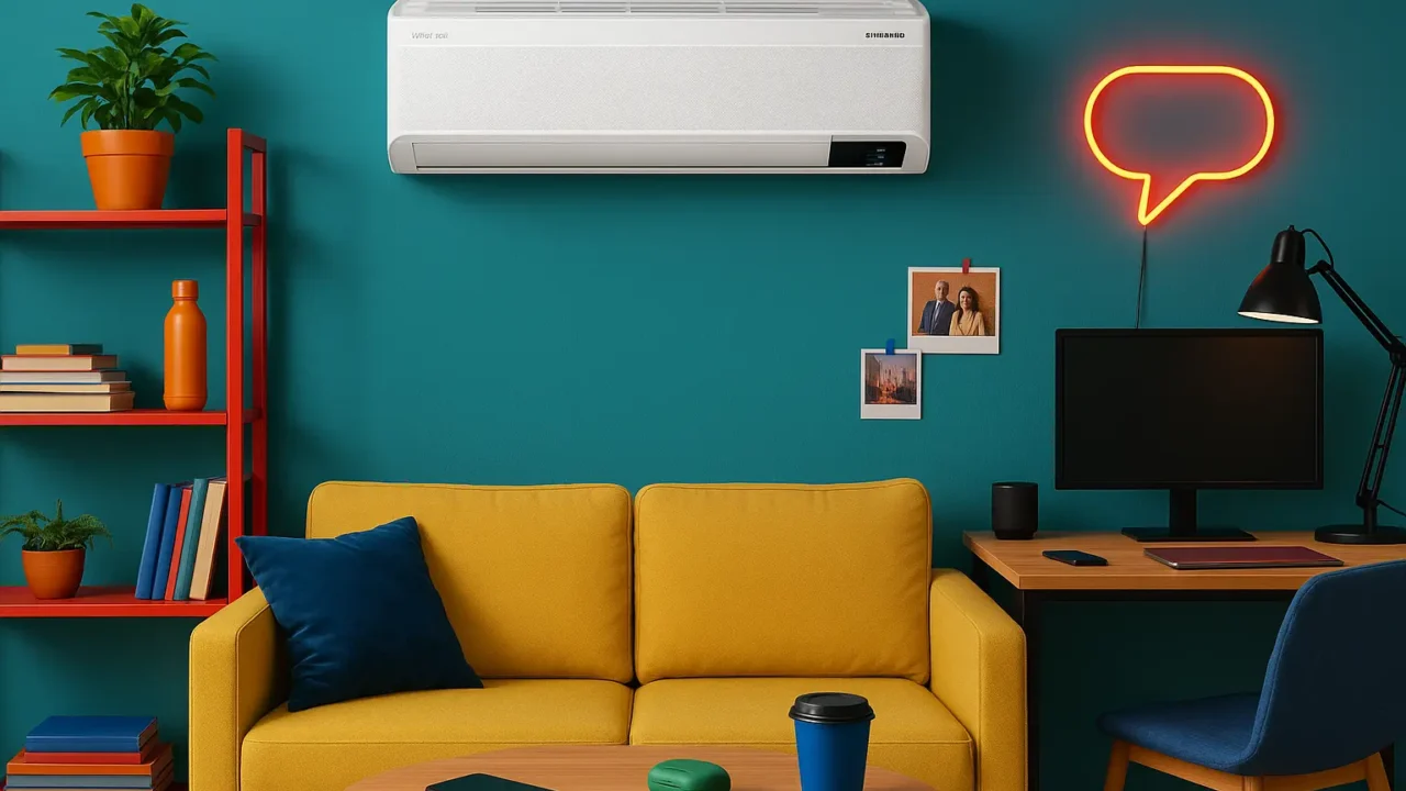 6 Ar-condicionado Inverter Samsung WindFree AI 12000 BTUs prontos para viagem com bateria duradoura