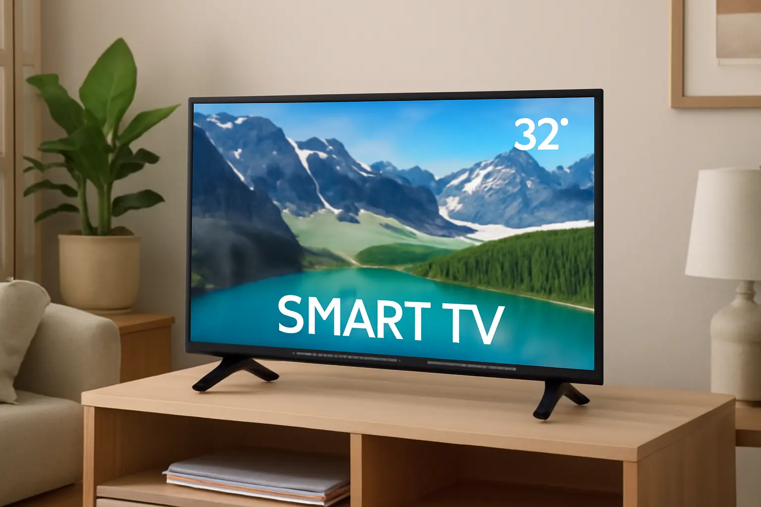 Autonomia top: 6 TVs Smart 32'' Samsung com carregamento rápido