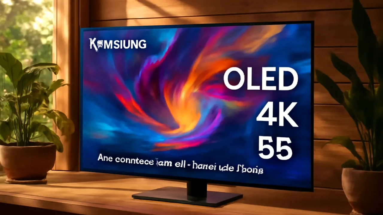 Top 3 Samsung Smart TVs OLED 4K compactas e leves para o dia a dia