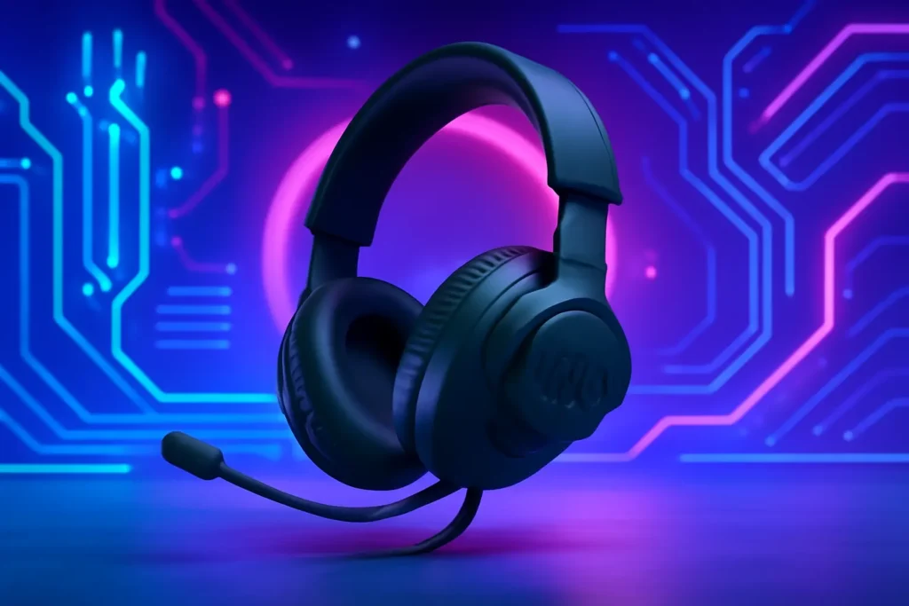 Tela infinita: 6 Fones Headset JBL Quantum 100 com display premium