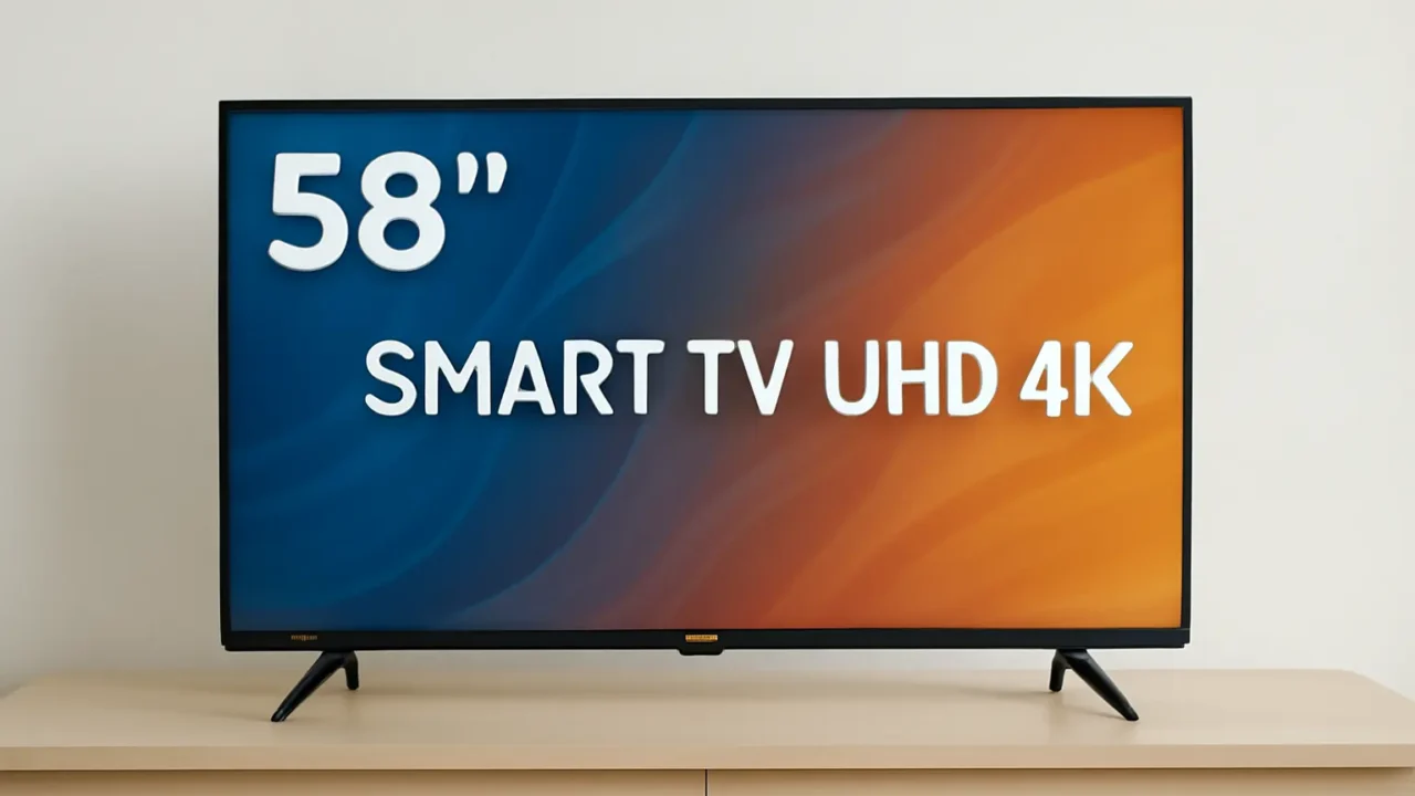 6 Smart TVs LED 58" UHD 4K com Ótima Qualidade de Imagem