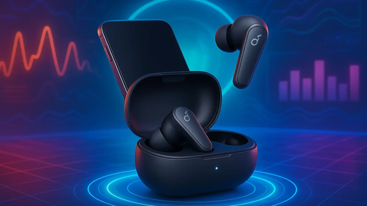 Fotografia noturna: 3 fones Soundcore que brilham no escuro