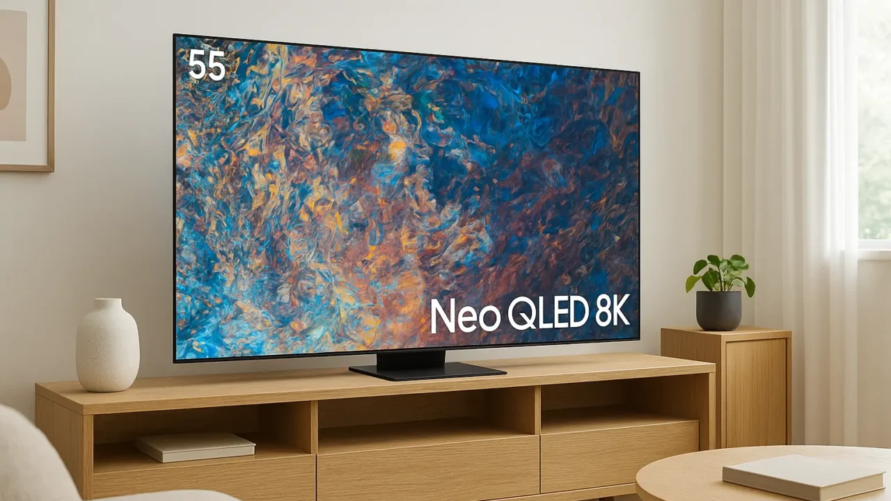 Guia rápido: 6 Samsung smart TV 55 NEO QLED 8K QN700B com recursos avançados