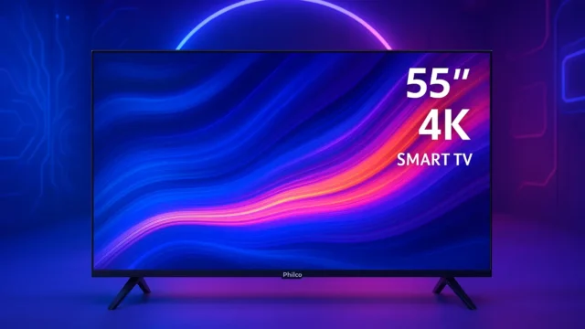 Garantia estendida: 6 smart TV 55 polegadas Philco com suporte VIP
