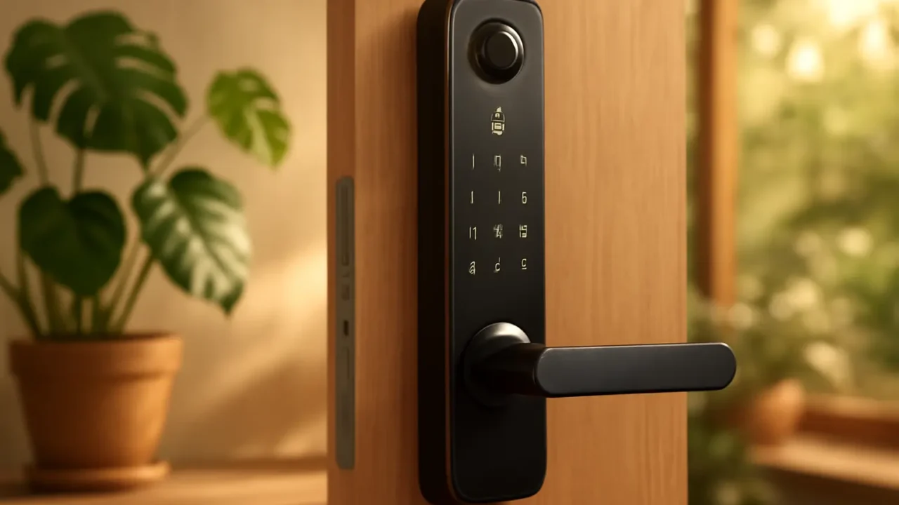 Tela infinita: 3 Fechaduras Eletrônico Digital Biométrica Com Câmera Wifi com display premium