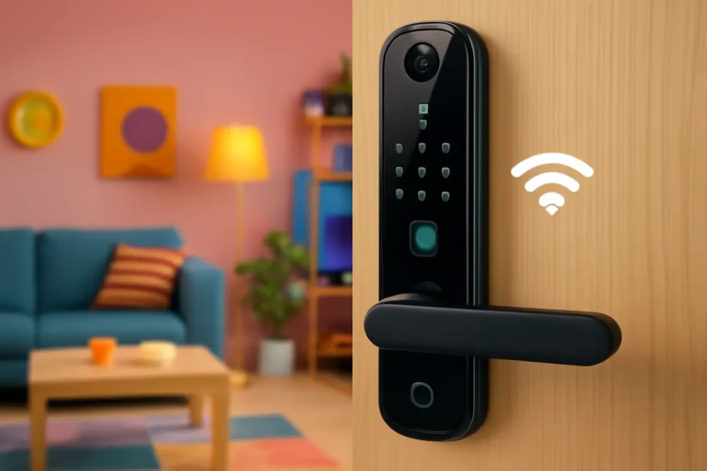 Fechadura Eletrônico Digital Biométrica Com Câmera Wifi, Controle do App Tuya até R$550: 3 escolhas com avaliações ★4,5