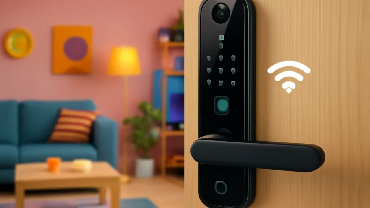 Fechadura Eletrônico Digital Biométrica Com Câmera Wifi, Controle do App Tuya até R$550: 3 escolhas com avaliações ★4,5