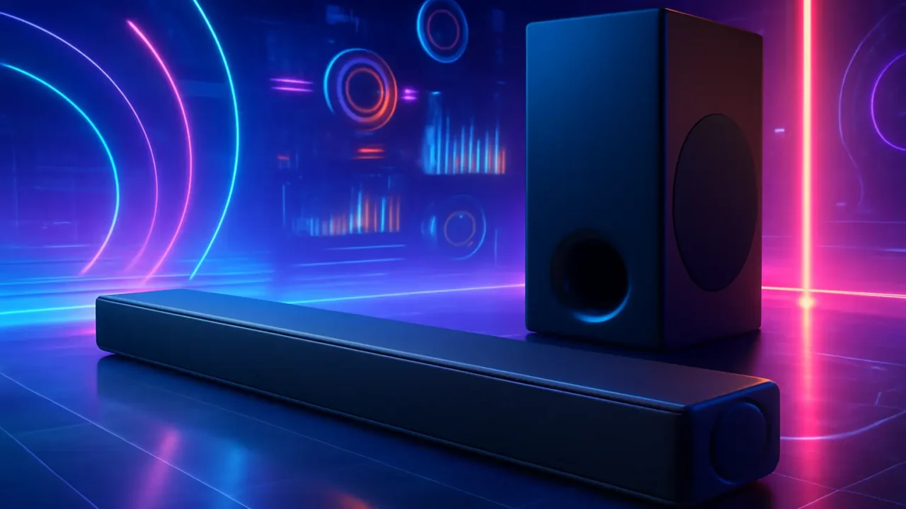 Design premium: 6 Samsung Dolby Atmos Soundbar HW-Q600B por preço justo