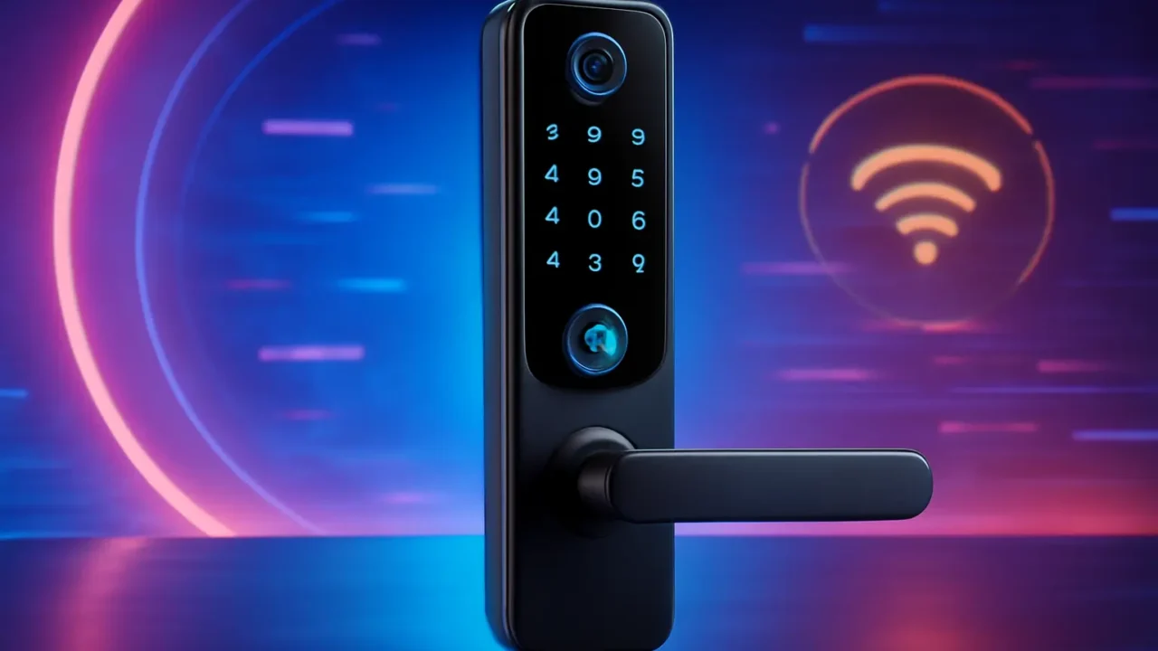 Fechadura Eletrônico Digital Biométrica Com Câmera Wifi, Controle do App Tuya barato e confiável para qualquer bolso