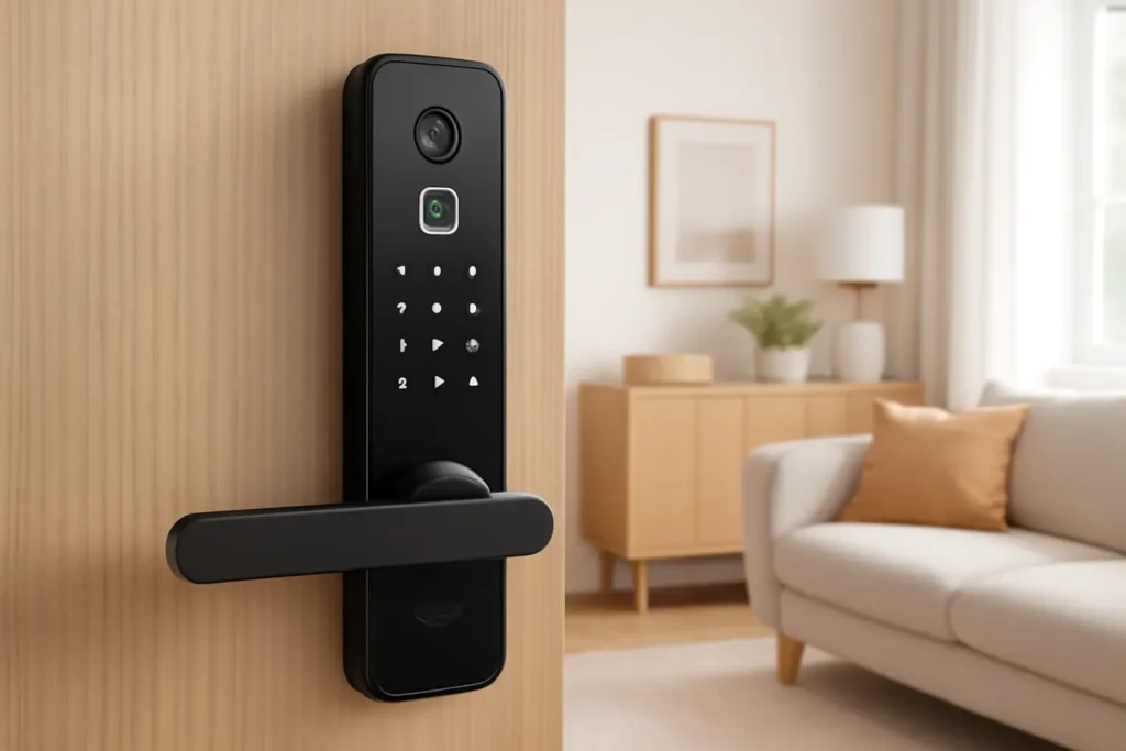 Nota máxima ★5: 3 Fechaduras Eletrônico Digital Biométrica Com Câmera Wifi Aprovados pelos Usuários