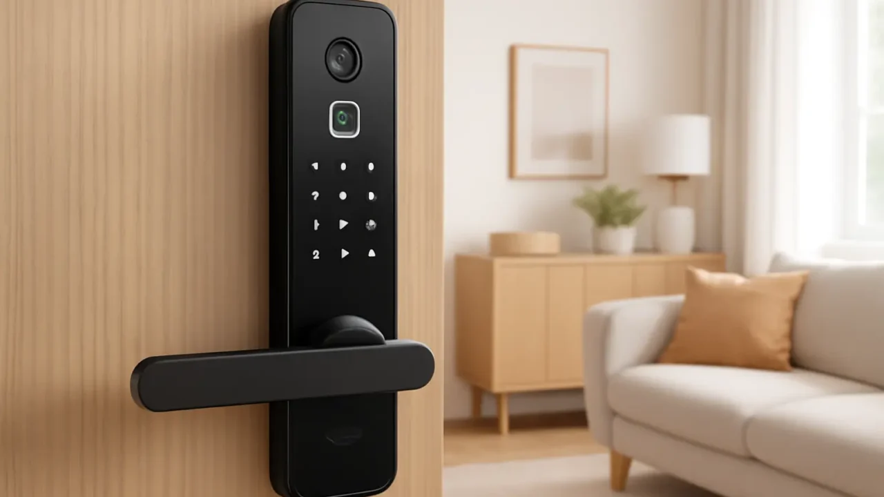 Nota máxima ★5: 3 Fechaduras Eletrônico Digital Biométrica Com Câmera Wifi Aprovados pelos Usuários