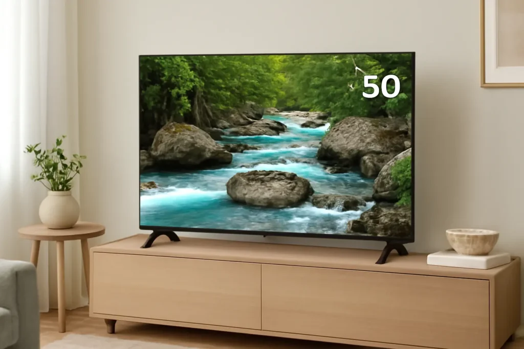 Bateria que dura: 6 TVs Smart LG 50 para um dia inteiro
