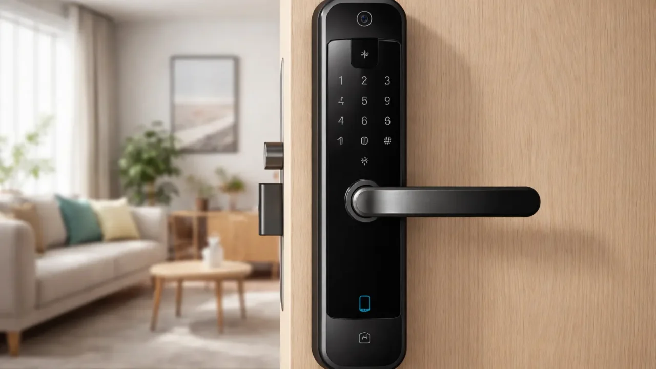 Fechadura Eletrônico Digital Biométrica Com Câmera Wifi, Controle do App Tuya barato e confiável para qualquer bolso