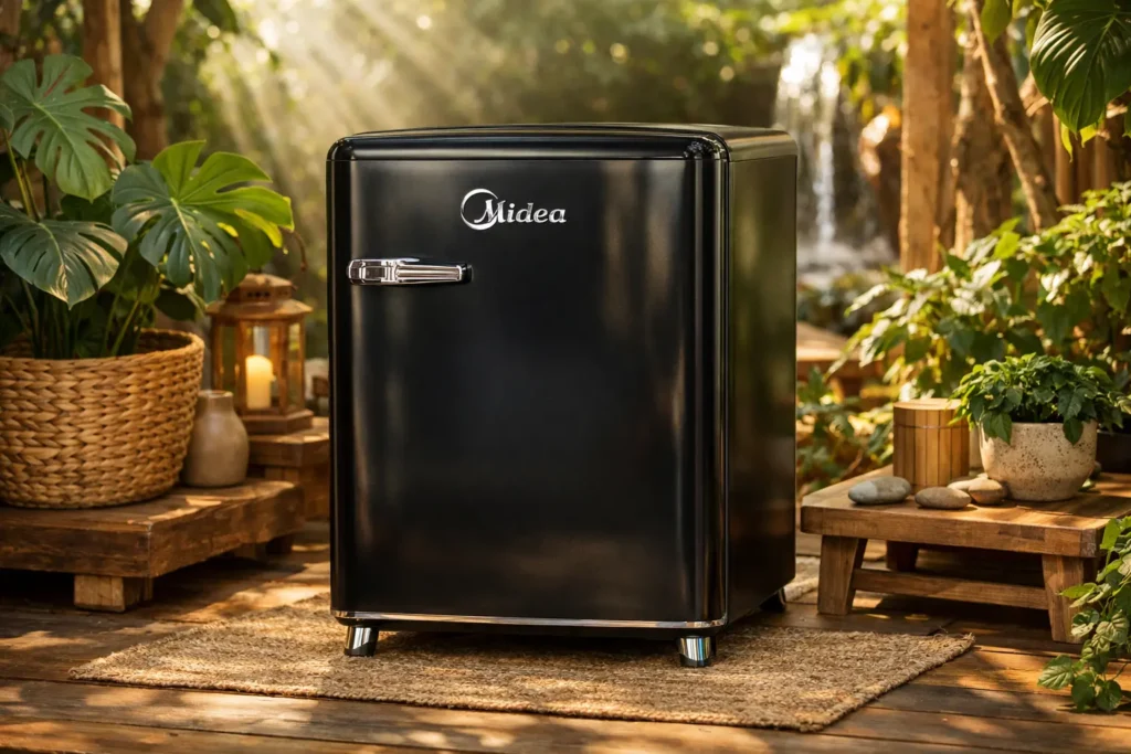 3 Frigobares Midea com Design Retrô e Inovação para Seu Ambiente