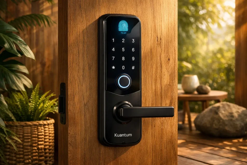 Desconto exclusivo: 3 fechaduras digitais Kuanttum com ofertas na Amazon