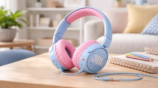 6 fones infantis JBL prontos para viagem e estudo