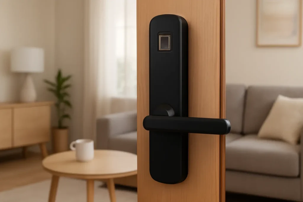 Fechadura Eletronica Digital Biométrica Smart Inteligente Kuanttum Kappa destaque em: 3 modelos para qualquer bolso