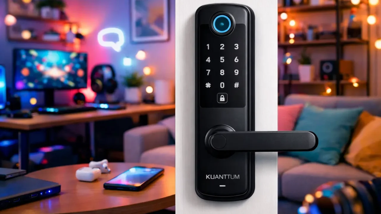 Desconto exclusivo: 3 Fechaduras Eletrônicas Biométricas Kuanttum com ofertas na Amazon