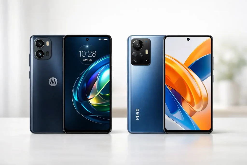 Motorola Moto G75 5G vs Xiaomi Poco X7 Pro 5G: Desempenho ou Conectividade?