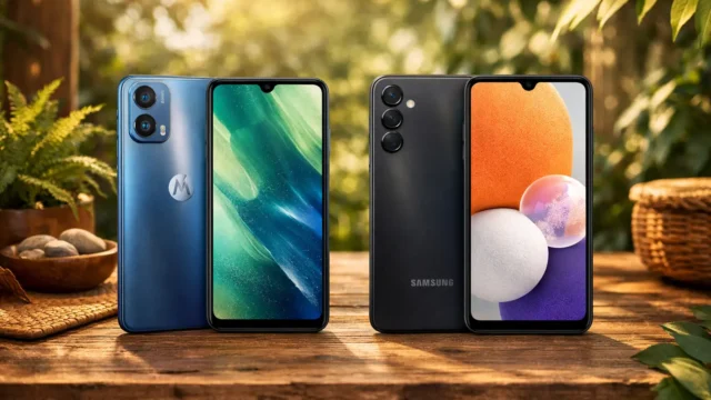 Motorola Moto G35 5G vs Samsung Galaxy A16: Desempenho ou Armazenamento?
