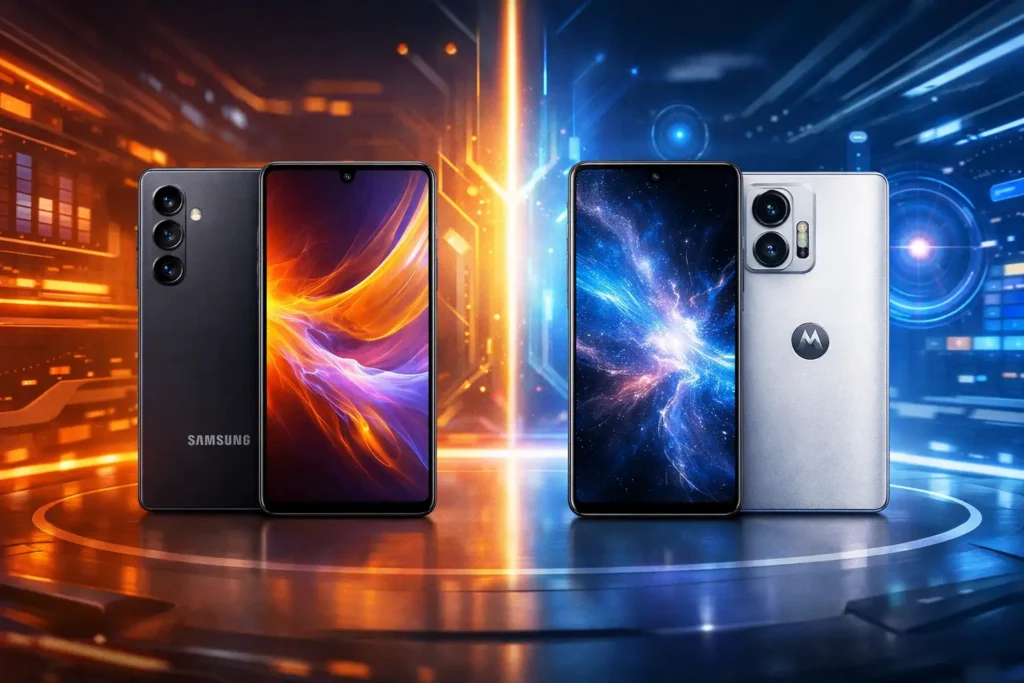 Samsung Galaxy A56 5G vs Motorola Edge 50 5G: Desempenho ou Câmera?