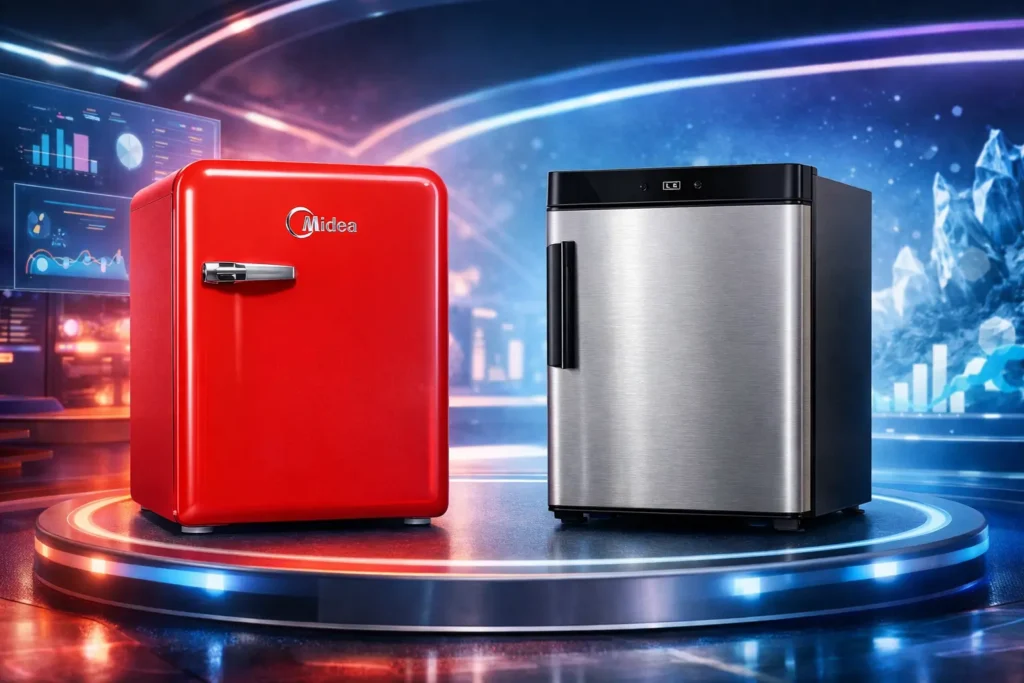 Frigobar Retrô Midea vs Frigobar Eos Ice: Estilo ou Capacidade?