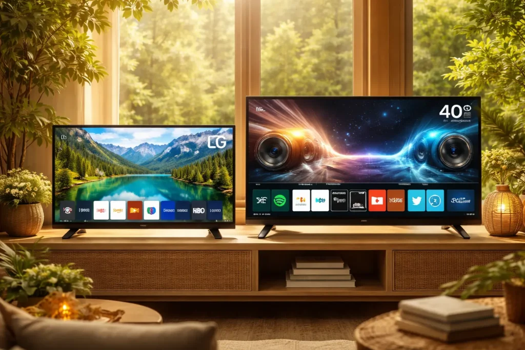 LG 32" vs Philco 40": Tamanho ou Qualidade de Som?