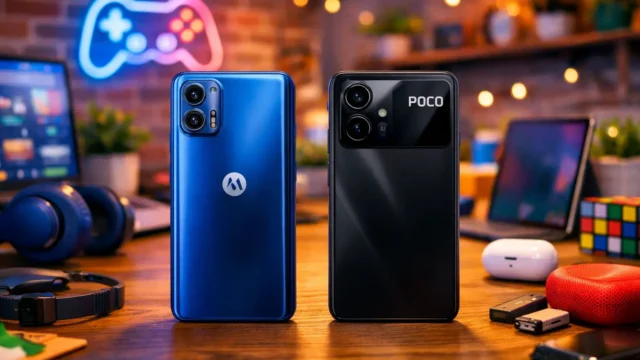 Motorola Moto G35 5G vs Xiaomi POCO M7 Pro: Desempenho ou Armazenamento?