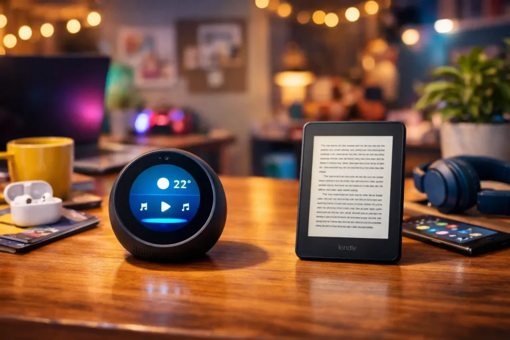 Echo Spot com Alexa vs Kindle 16 GB: Funcionalidade ou Leitura?