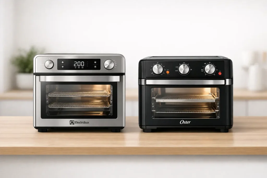 Electrolux Air Fryer Oven vs Oster Fritadeira: Qual oferece mais versatilidade?