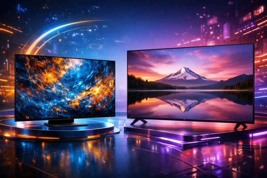 Samsung Neo QLED 55 vs LG UHD 65: contraste ou tamanho?