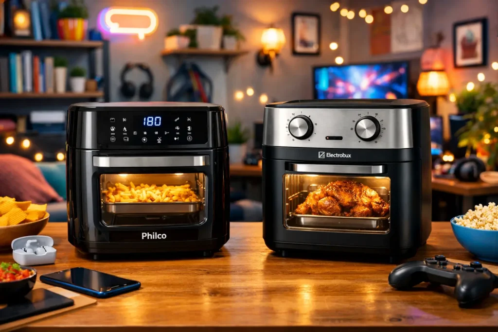 Philco Air Fryer Oven 12L vs Electrolux 12L: controle ou praticidade?