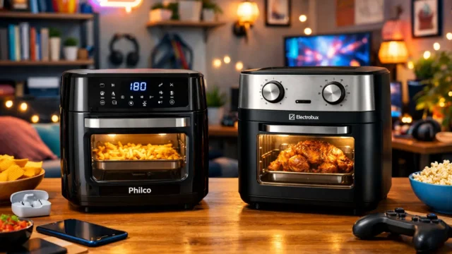 Philco Air Fryer Oven 12L vs Electrolux 12L: controle ou praticidade?