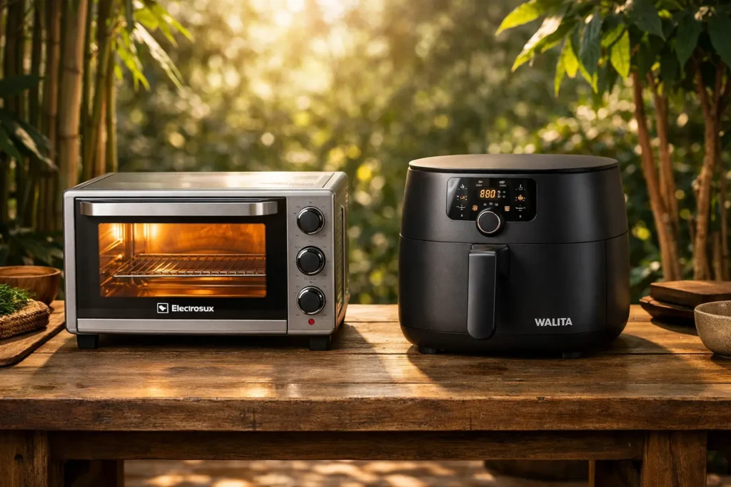 Electrolux Oven 12L vs Walita 7,2L: espaço ou rapidez?