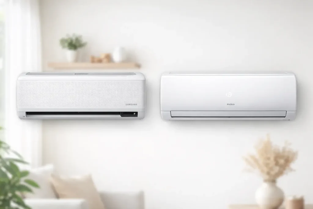 Samsung WindFree AI vs Midea AI Ecomaster: conforto ou economia?