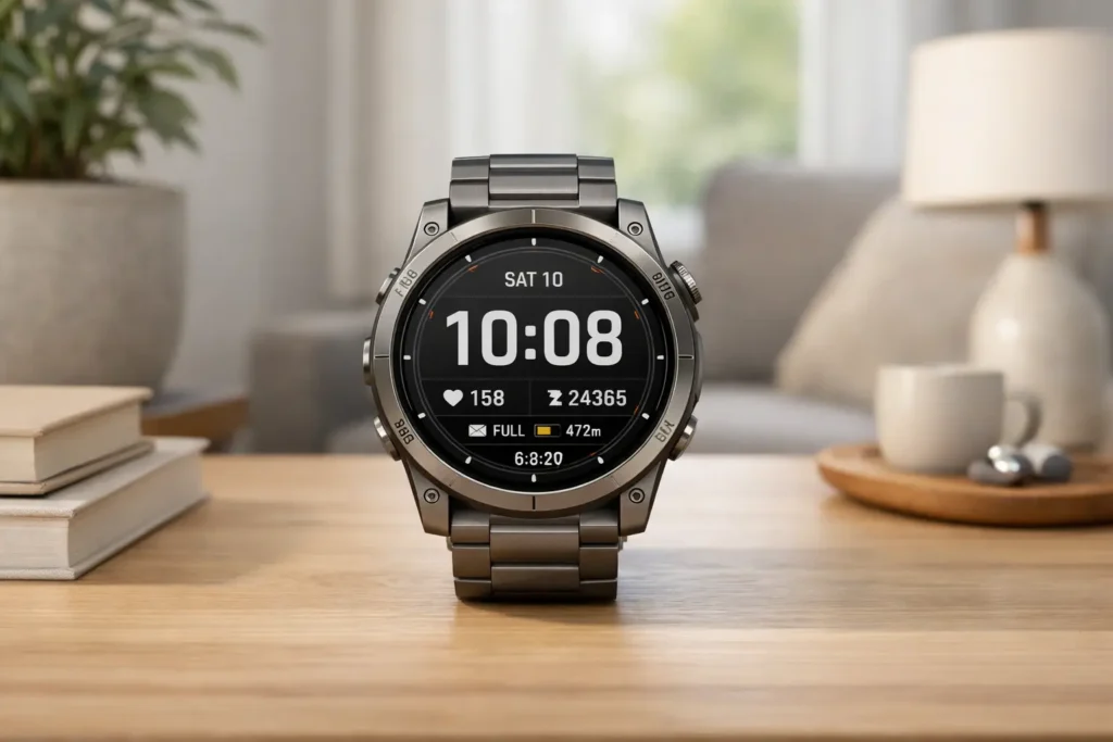 Desempenho turbinado: 6 Garmin Fenix 8x Pro Sapphire Solar Titanium que lideram