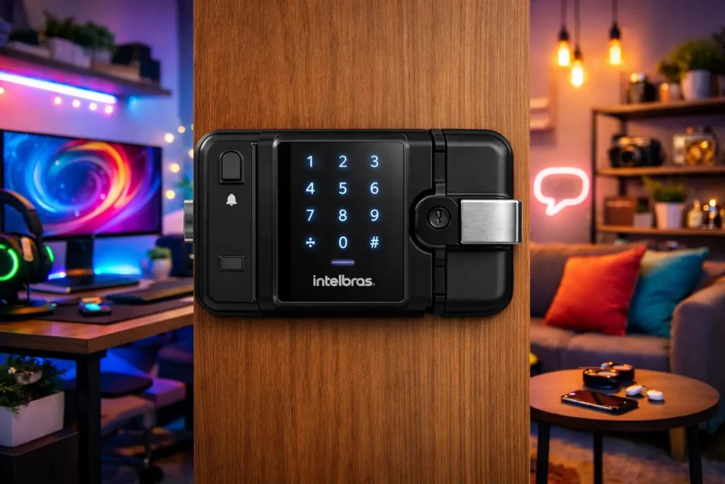 Melhor negócio: 3 Fechaduras Inteligentes de Sobrepor em oferta