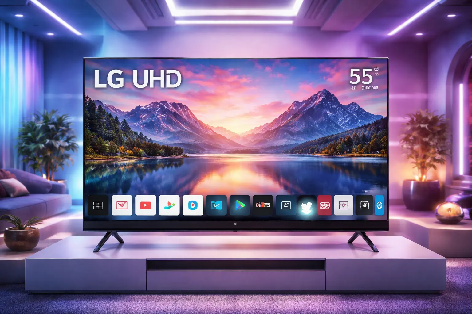Melhor Smart TV 4K 55" LG UHD 55UA85 com Processador α7 AI em 01/09 ...