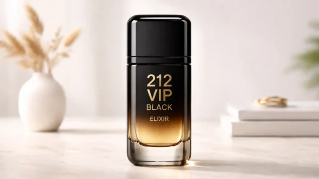 Bateria que dura: 6 perfumes 212 Vip Black Elixir para um dia inteiro