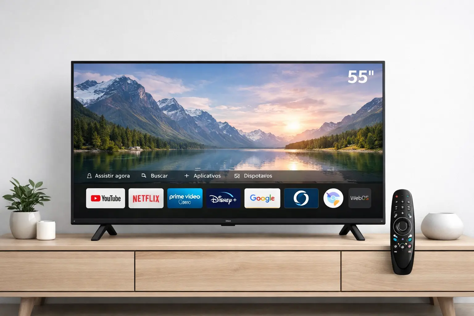 3 Smart TVs 4K LG com Alexa Integrada para sua Casa