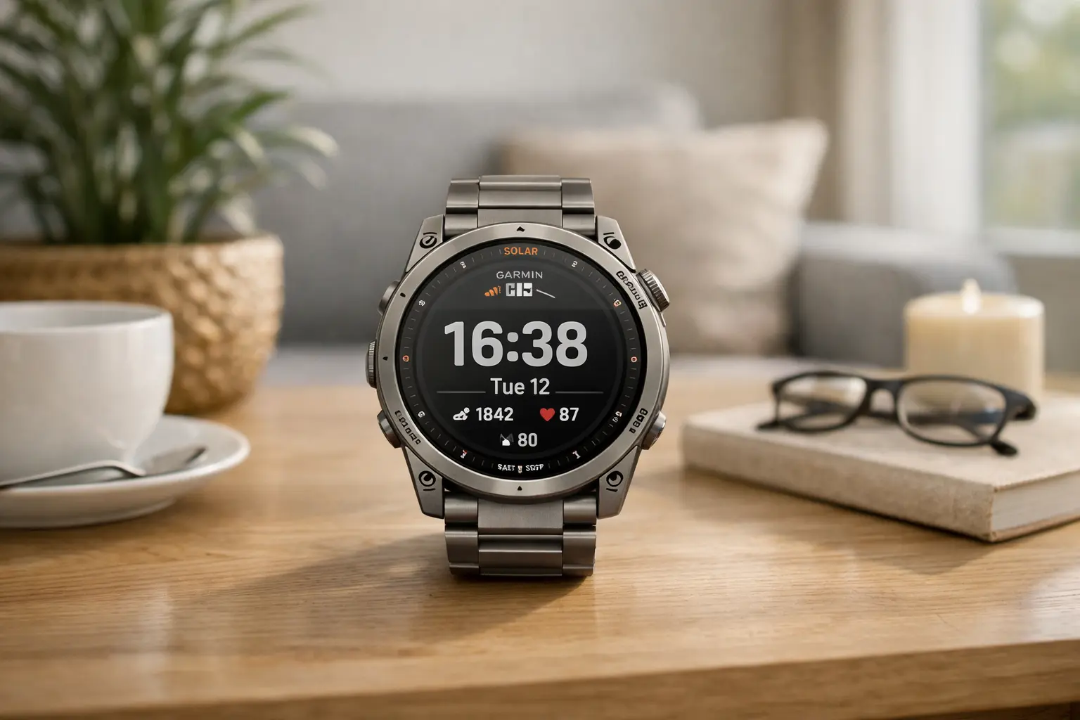 Menos de 200g: 6 Garmin Fenix 8 Pro Sapphire Solar Titanium ultraleves